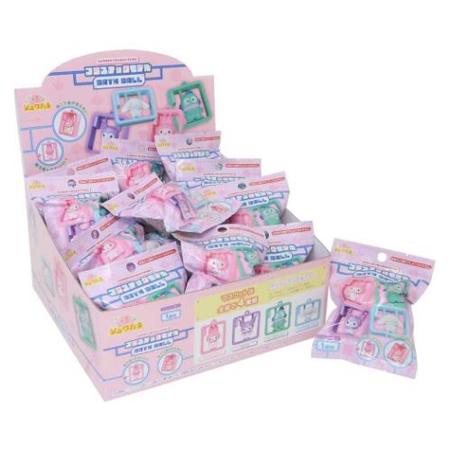 サンリオキャラクターズ 入浴剤 バスボール 全3種 24個入セット サンリオ キャラクター グッズ サンタン プラスチックモデルデザインバスボール 24個入セット