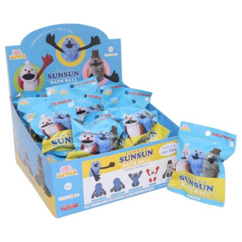パペットスンスン 入浴剤 バスボール 全5種 24個入セット PUPPET