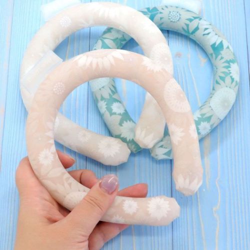夏用クールネック cold loop コールドループ Flower Mサイズ ICE LOOP 熱中症対策 大人 冷却 ネッククーラー アイスリング