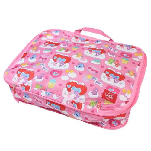 ケアベア CareBears キャラクター トラベルポーチ 衣類圧縮袋 Mサイズ