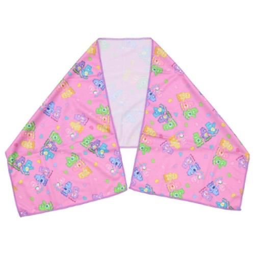 ケアベア CareBears キャラクター ひんやりタオル UVクールタオル 爆買