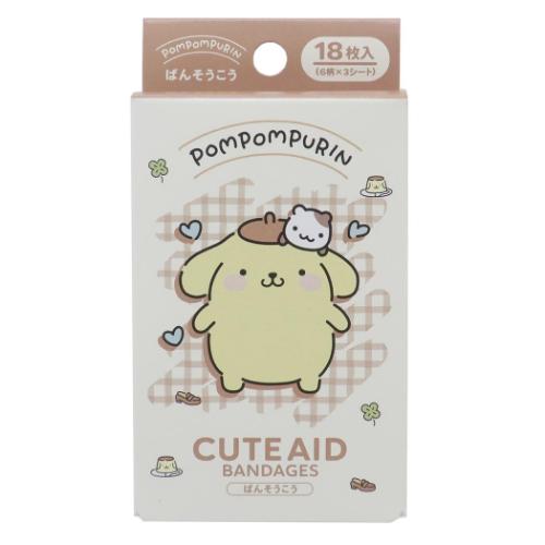 絆創膏 ばんそうこう サンリオ ポムポムプリン 4 サンタン