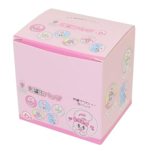 缶バッジ 刺繍カンバッジ 全6種 6個入セット エスターバニー サンタン