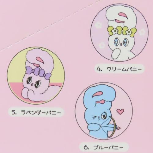 缶バッジ 刺繍カンバッジ 全6種 6個入セット エスターバニー サンタン