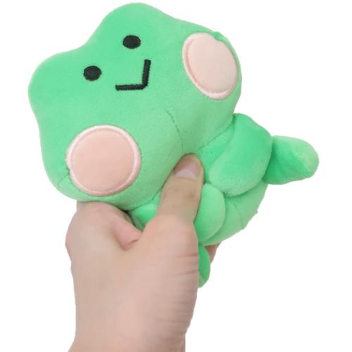 LINE FRIENDS ぬいぐるみ M グリーン 50%OFF】 マスコット 手のりマスコット LINE FRIENDS minini レニニ
