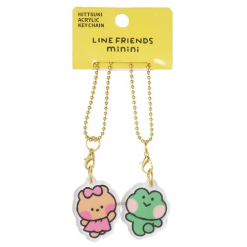 LINE FRIENDS minini グッズ キーチェーン キャラクター