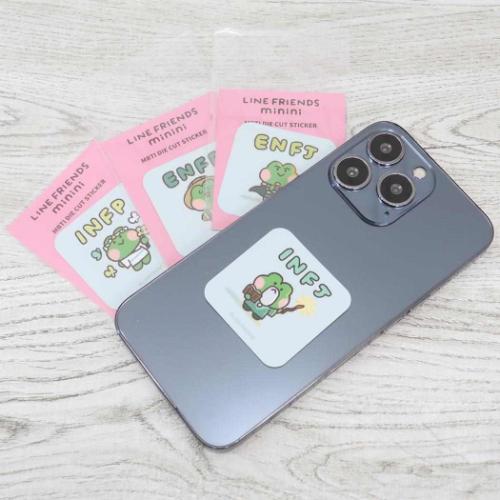 LINE FRIENDS minini グッズ ダイカットシール キャラクター