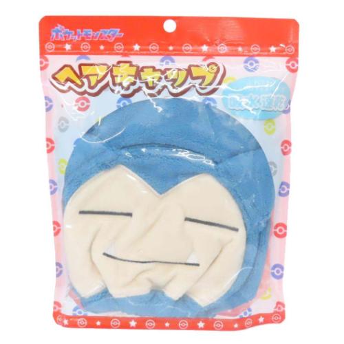 ポケットモンスター ポケモン キャラクター ヘアドライタオル帽子 ヘアキャップ カビゴン