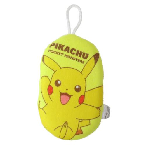 バス用品 ボディスポンジ ピカチュウ ポケットモンスター ポケモン サンタン お風呂雑貨