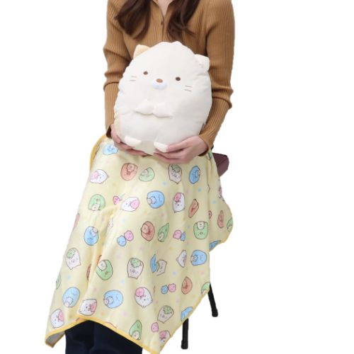 すみっコぐらし クッションinブランケット サンエックス ひざ掛け毛布