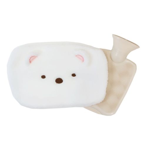 すみっコぐらし サンエックス キャラクター 湯たんぽ カバー付きゆたんぽ しろくま サンタン