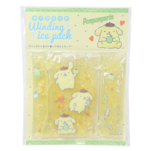 ポムポムプリン キャラクター アイスジェル 巻き型保冷剤 サンリオ グッズ