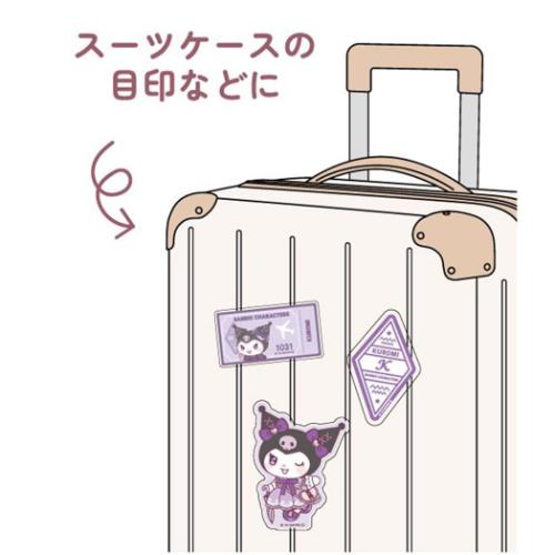 マイメロディ サンリオ キャラクター ダイカットシール トラベル