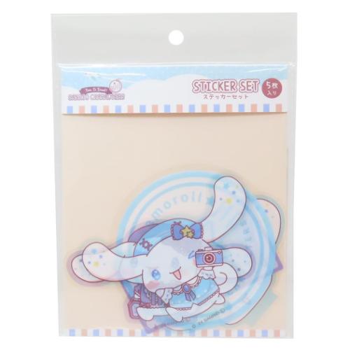 シナモロール グッズ ダイカットシール キャラクター トラベル