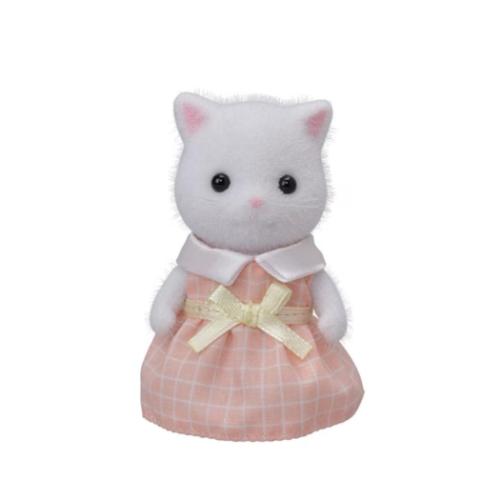 マスコット ニー105 ペルシャネコの女の子 ホワイト シルバニアファミリー Sylvanian Families コレクション雑貨
