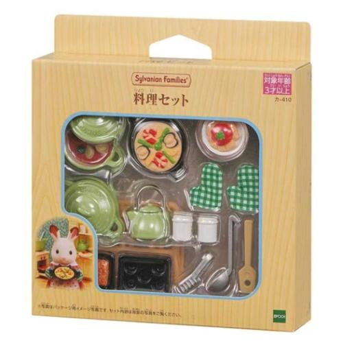 マスコット シルバニアファミリー カー410 料理セット Sylvanian Families コレクション雑貨