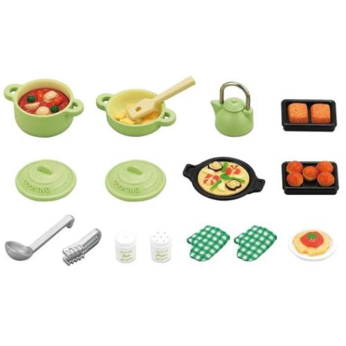 マスコット シルバニアファミリー カー410 料理セット Sylvanian Families コレクション雑貨