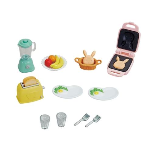 マスコット シルバニアファミリー カー424 おいしい朝食セット Sylvanian Families コレクション雑貨