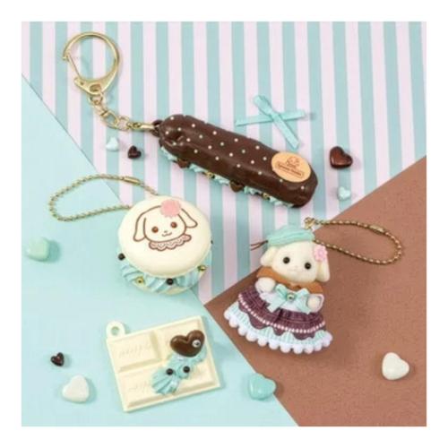 キーリング シルバニアファミリー ホイップキーチェーンキット チョコ