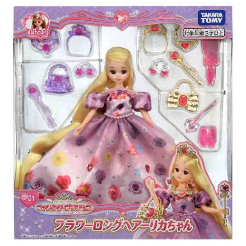 Yahoo! Yahoo!ショッピング(ヤフー ショッピング)リカちゃん ファンタジープリンセス フラワーロングヘアーリカちゃん おもちゃ キャラクター LD-31 タカラトミー