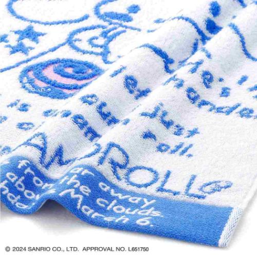 シナモロール サンリオ キャラクター フェイスタオル フルフィーコットン コンパクトタオル プロフィール タオル美術館