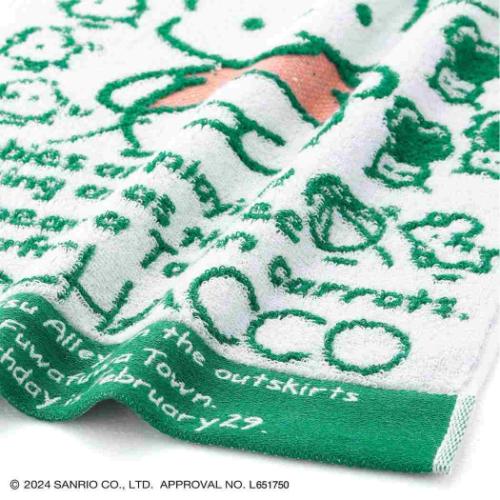 ポチャッコ フルフィーコットン コンパクトタオル フェイスタオル プロフィール サンリオ キャラクター グッズ
