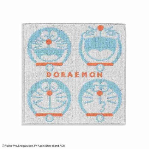 ドラえもん ミニタオル フルフィーコットン タオルハンカチ フェイス MiRAi ブルー 藤子F不二雄 タオル美術館 かわいい プレゼント