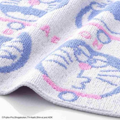 ドラえもん グッズ ミニタオル アニメキャラクター フルフィーコットン タオルハンカチ フェイス MiRAi パープル 藤子F不二雄