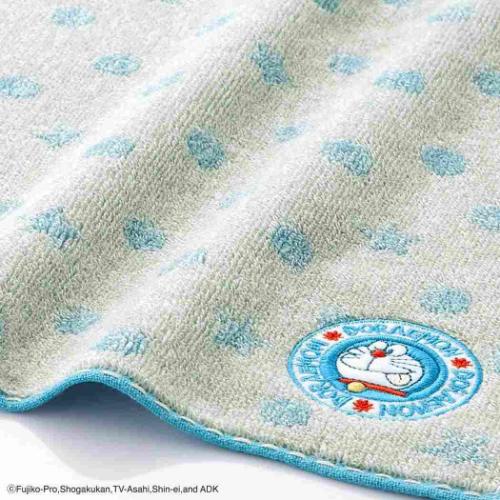 ドラえもん ミニタオル タオルハンカチ ポップ MiRAi ブルー 藤子F不二雄 タオル美術館 かわいい プレゼント