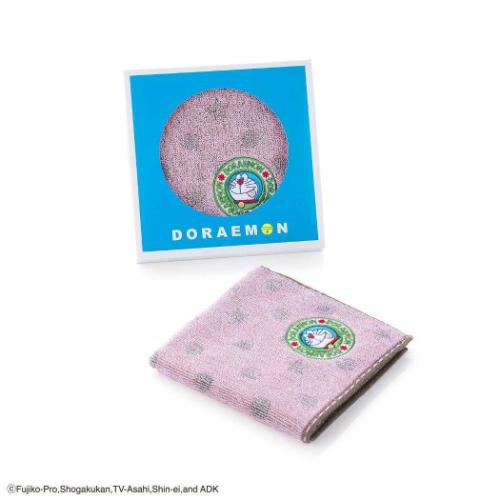 ドラえもん アニメキャラクター ミニタオル タオルハンカチ ポップ MiRAi グレー 藤子F不二雄 グッズ