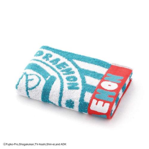 ドラえもん 藤子F不二雄 アニメキャラクター フェイスタオル フルフィーコットン コンパクトタオル ステッカー MiRAi タオル美術館