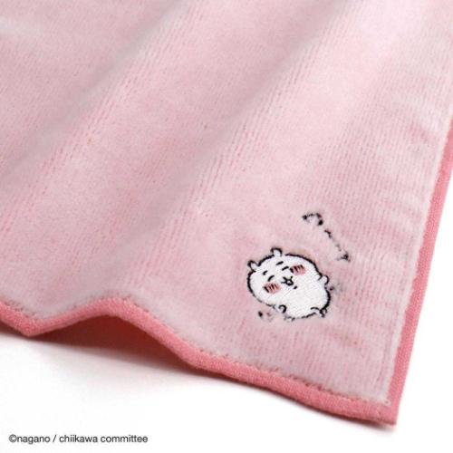 ちいかわ シャーリング タオルハンカチ ミニタオル おはなし ピンク キャラクター