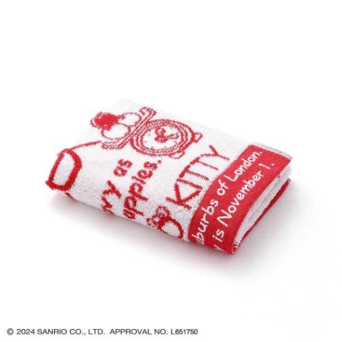 ハローキティ グッズ フェイスタオル キャラクター フルフィーコットン コンパクトタオル プロフィール サンリオ