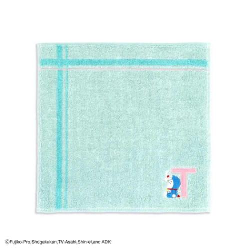 ドラえもん ミニタオル フルフィーコットン タオルハンカチ スマート T MiRAi 藤子F不二雄 タオル美術館 かわいい プレゼント イニシャル