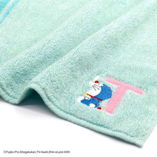 ドラえもん ミニタオル フルフィーコットン タオルハンカチ スマート T MiRAi 藤子F不二雄 タオル美術館 かわいい プレゼント イニシャル