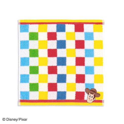 トイストーリー ミニタオル タオルハンカチ ポップブロック イエロー