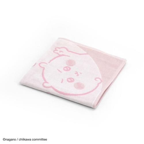 ちいかわ ハンドタオル 3重ガーゼ ウォッシュタオル ピース ピンク タオル美術館 プレゼント かわいい