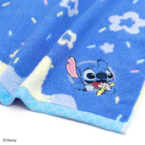 スティッチ キャラクター ミニタオル タオルハンカチ アイストッピング