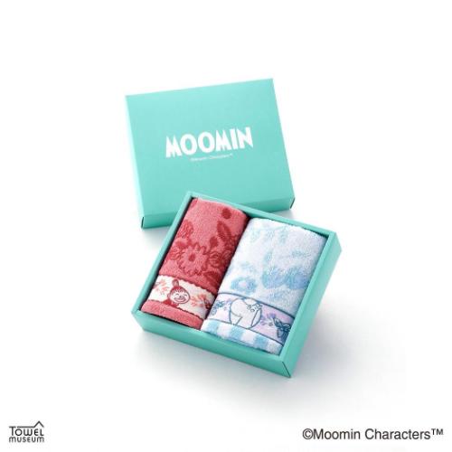 ムーミン 北欧 キャラクター タオルギフト タオルハンカチx1、フェイスタオルx1 ピックオンニ リトルミイ