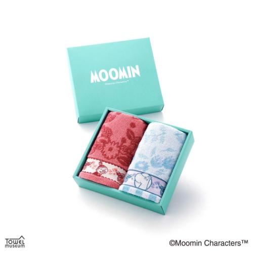 ムーミン フェイスタオルx2 北欧 タオルギフト キャラクター ピックオンニ リトルミイ タオル美術館