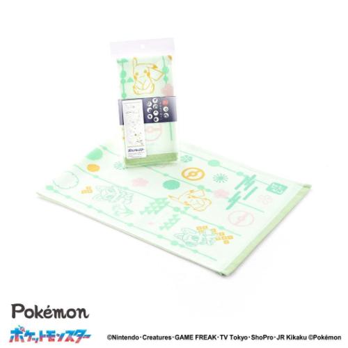 ポケットモンスター 手ぬぐいタオル ポケモン 手拭い キャラクター ともだちといっしょ グリーン タオル美術館