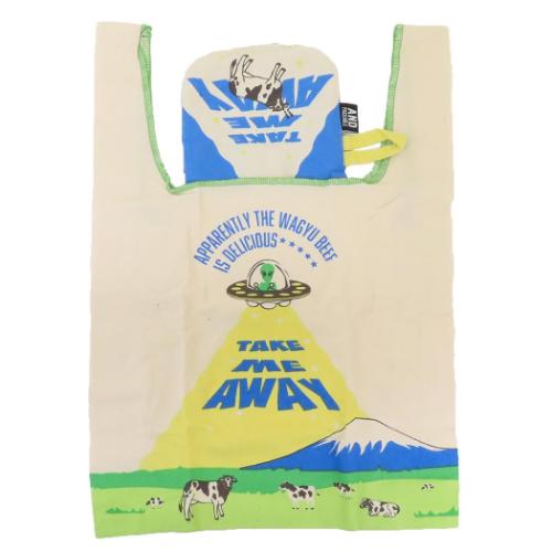 エコバッグ ミニマルシェバッグ MBHS UFO FARM NT AND PACKABLE テクノプライム