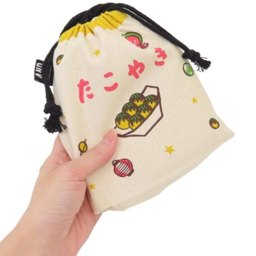 巾着ポーチ KPO AND PACKABLE 巾着袋 テクノプライム ワクセイタコヤキ NT グッズ