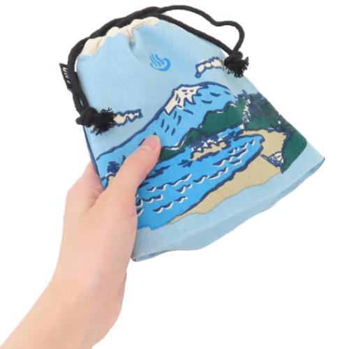 巾着袋 AND PACKABLE 巾着ポーチ KPO セントウ BL 小物入れ かわいい