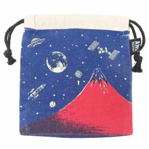 巾着袋 AND PACKABLE 巾着ポーチ KPO アカフジ NV テクノプライム 小物入れ