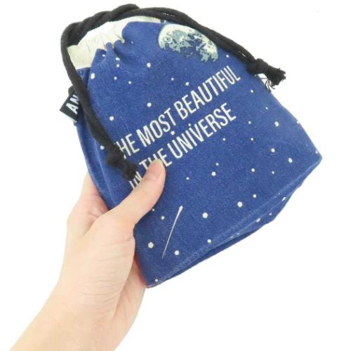 巾着袋 AND PACKABLE 巾着ポーチ KPO アカフジ NV テクノプライム 小物入れ