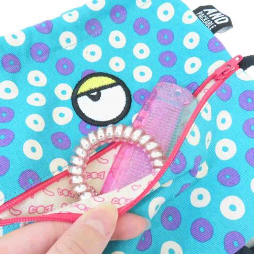 巾着袋 AND PACKABLE キャンディモンスターズ 巾着ポーチ KPO ジューシーズ バブルー テクノプライム 小物入れ