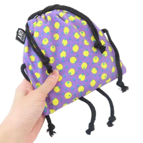 巾着袋 AND PACKABLE キャンディモンスターズ 巾着ポーチ KPO ジューシーズ パードッツ テクノプライム