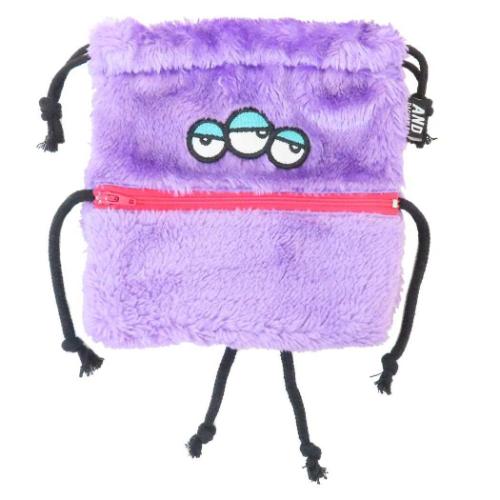 巾着袋 AND PACKABLE キャンディモンスターズ 巾着ポーチ KPO スパイシーズ グレッピィ 小物入れ かわいい
