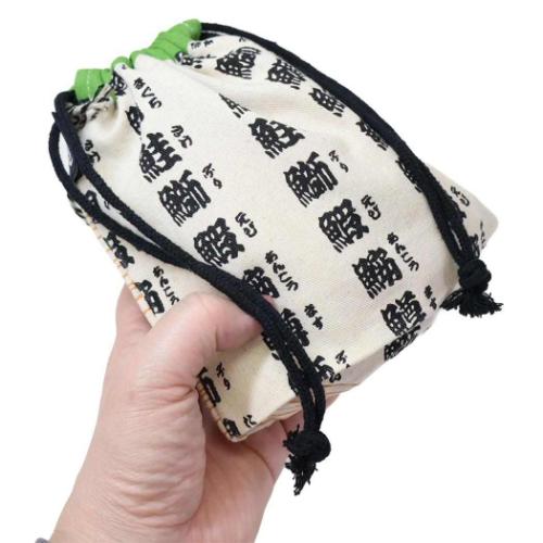 巾着袋 AND PACKABLE 巾着ポーチ KPO SUSHI GR テクノプライム